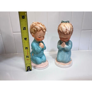 Goebel Vintage Figurine Charlot Byj A Child Prayer Boy and Girl No 16 and 17